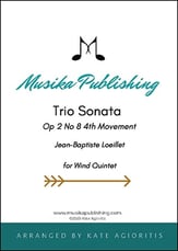Trio Sonata for Wind Quintet P.O.D. cover